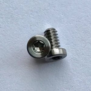 M2.5x0.45 Titanium  Short Socket Head Screws