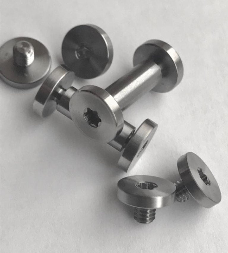 3/8″ Titanium Square Shouldered Screw Pivot Set TiConnector